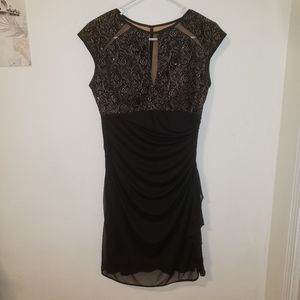 Black Short Sleeve Dress